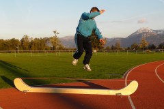 Slackline im Einsatz